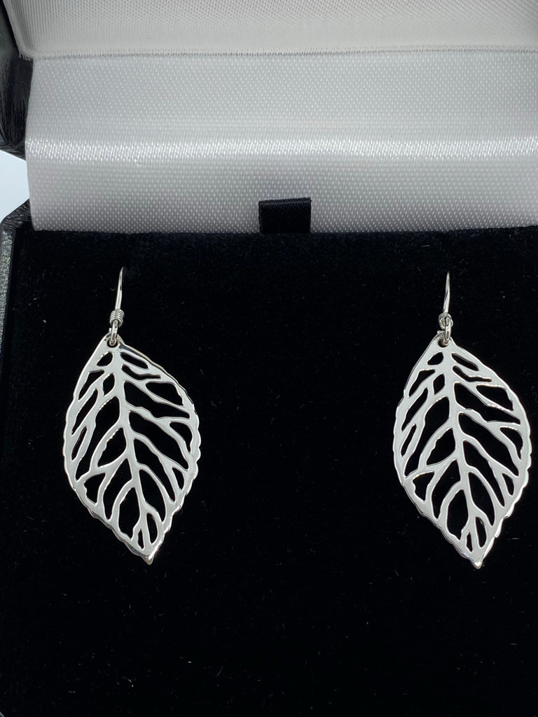 Sterling silver drop earrings