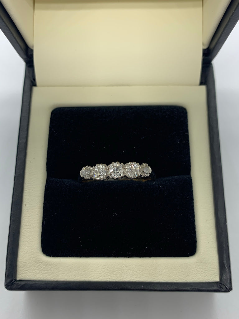 18ct five stone Diamond ring
