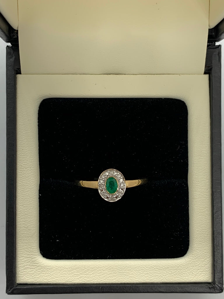 Emerald and Diamond ring